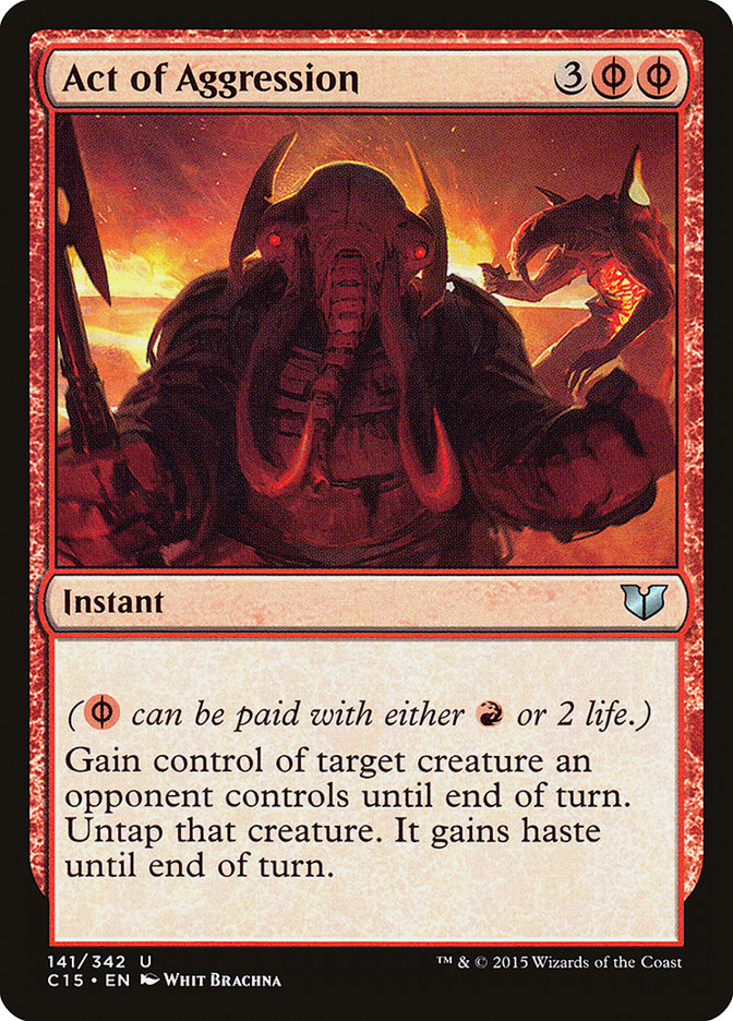Act of Aggression [Commander 2015] | Good Games Morley