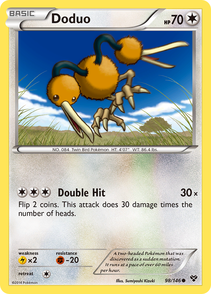 Doduo (98/146) [XY: Base Set] | Good Games Morley