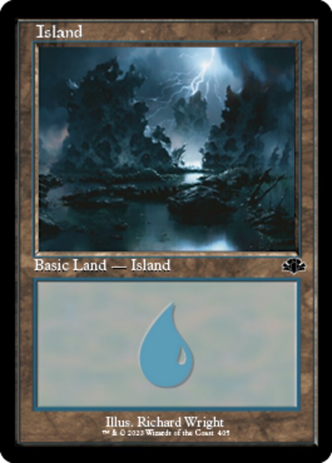 Island (405) (Retro) [Dominaria Remastered] | Good Games Morley
