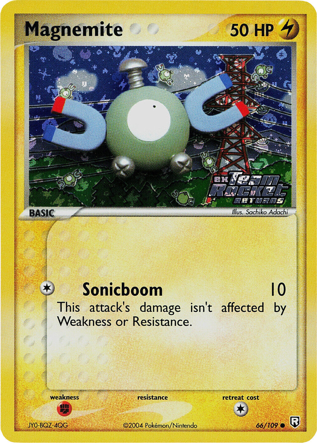 Magnemite (66/109) (Stamped) [EX: Team Rocket Returns] | Good Games Morley
