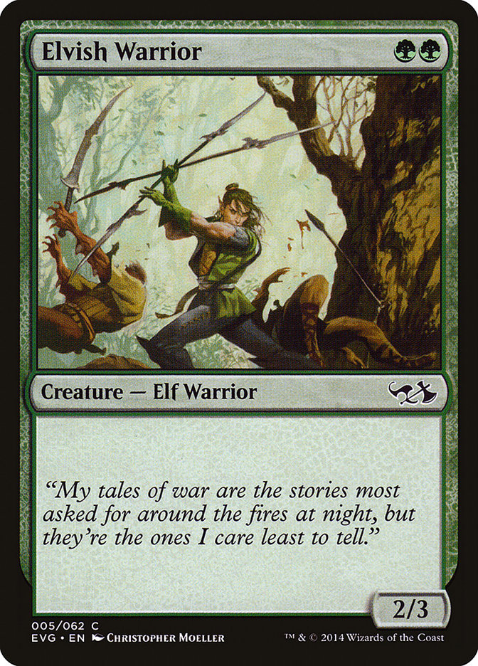 Elvish Warrior (Elves vs. Goblins) [Duel Decks Anthology] | Good Games Morley