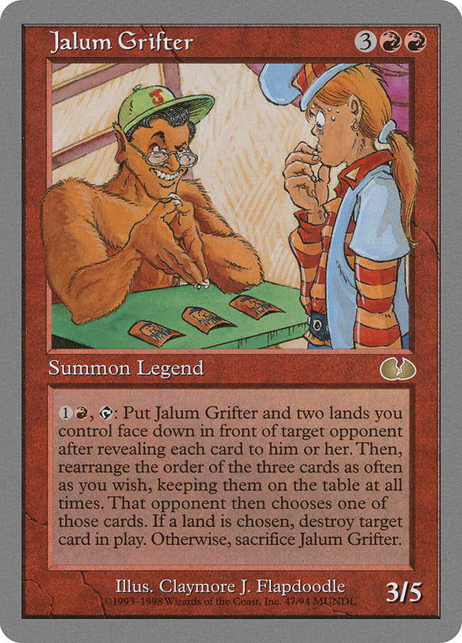 Jalum Grifter [Unglued] | Good Games Morley