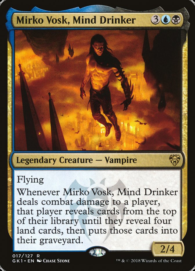 Mirko Vosk, Mind Drinker [Guilds of Ravnica Guild Kit] | Good Games Morley