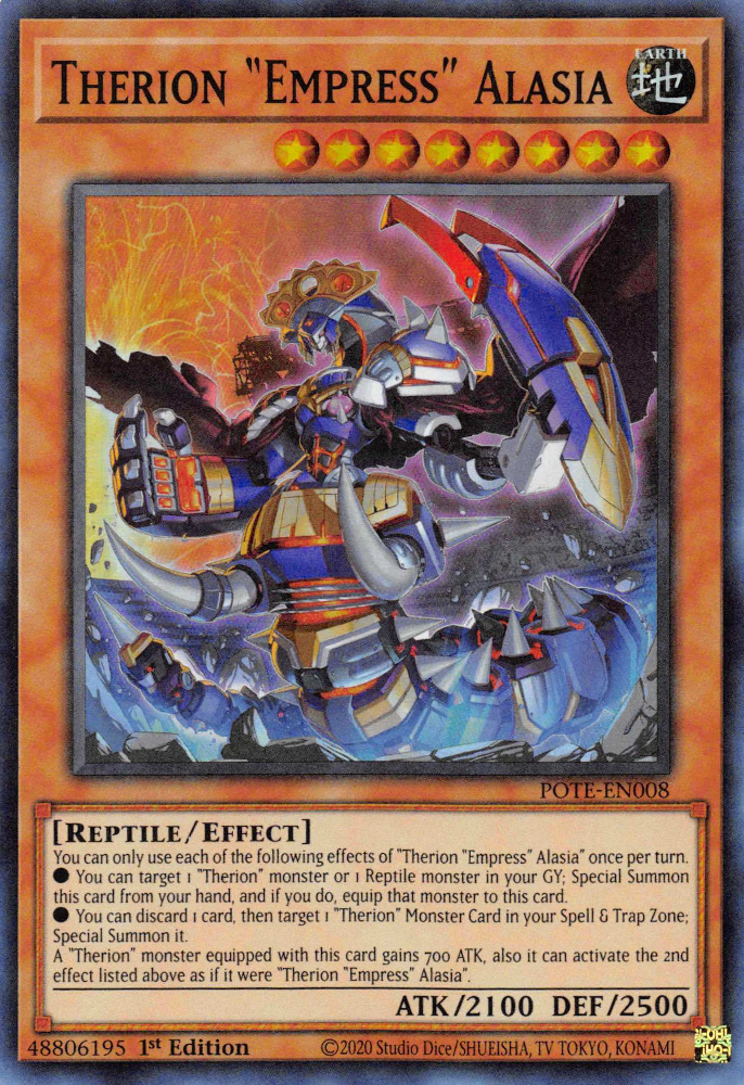 Therion Empress Alasia [POTE-EN008] Super Rare | Good Games Morley