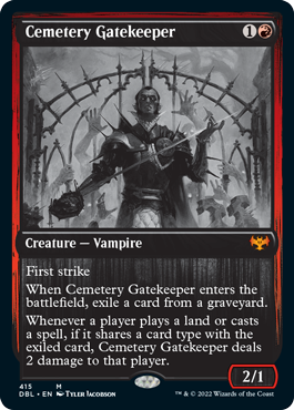 Cemetery Gatekeeper [Innistrad: Double Feature] | Good Games Morley