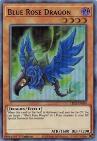 Blue Rose Dragon (Purple) [LDS2-EN104] Ultra Rare | Good Games Morley