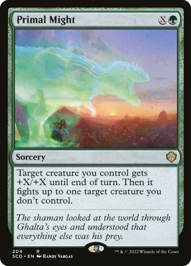 Primal Might [Starter Commander Decks] | Good Games Morley