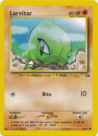 Larvitar (57/75) [Neo Discovery Unlimited] | Good Games Morley
