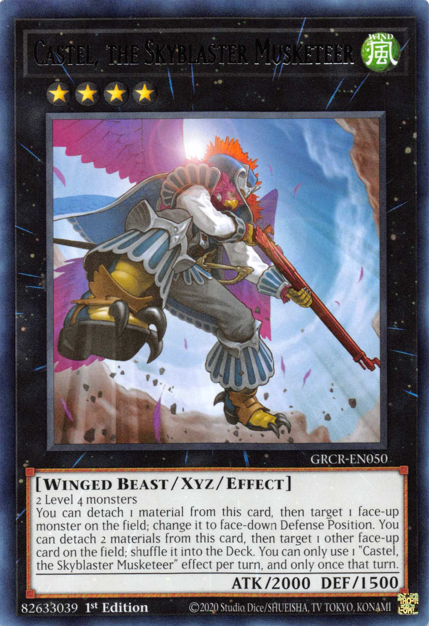 Castel, the Skyblaster Musketeer [GRCR-EN050] Rare | Good Games Morley