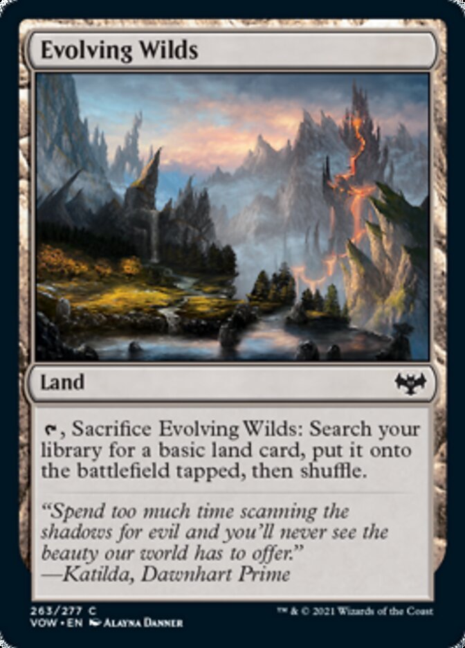 Evolving Wilds [Innistrad: Crimson Vow] | Good Games Morley