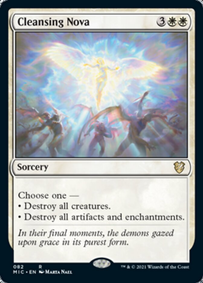 Cleansing Nova [Innistrad: Midnight Hunt Commander] | Good Games Morley