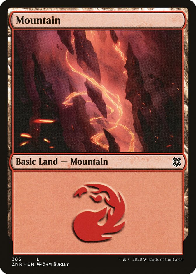 Mountain (383) [Zendikar Rising] | Good Games Morley