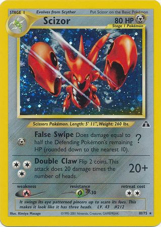 Scizor (10/75) [Neo Discovery Unlimited] | Good Games Morley
