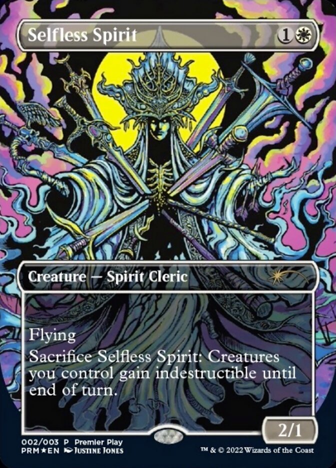 Selfless Spirit (Borderless Alternate-Art) [Regional Championship Qualifiers 2022] | Good Games Morley