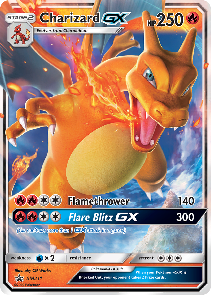 Charizard GX (SM211) [Sun & Moon: Black Star Promos] | Good Games Morley