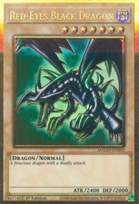 Red-Eyes Black Dragon [MAGO-EN003] Gold Rare | Good Games Morley