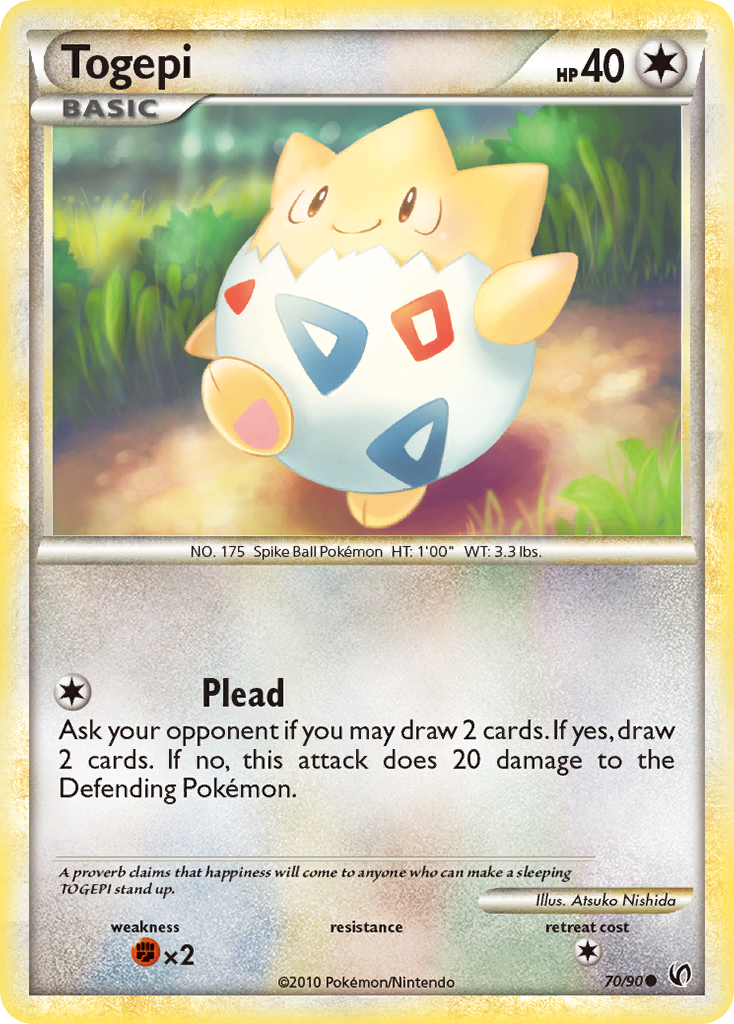 Togepi (70/90) [HeartGold & SoulSilver: Undaunted] | Good Games Morley