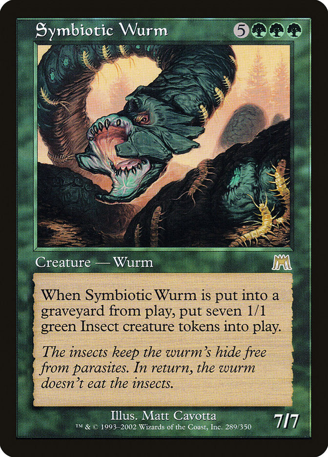Symbiotic Wurm [Onslaught] | Good Games Morley