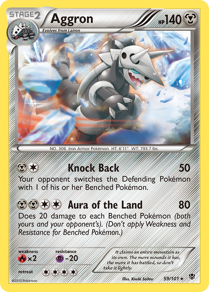 Aggron (59/101) [Black & White: Plasma Blast] | Good Games Morley