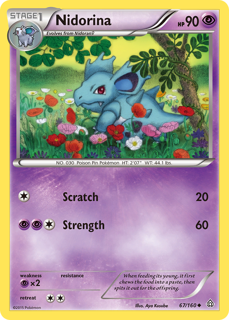 Nidorina (67/160) [XY: Primal Clash] | Good Games Morley