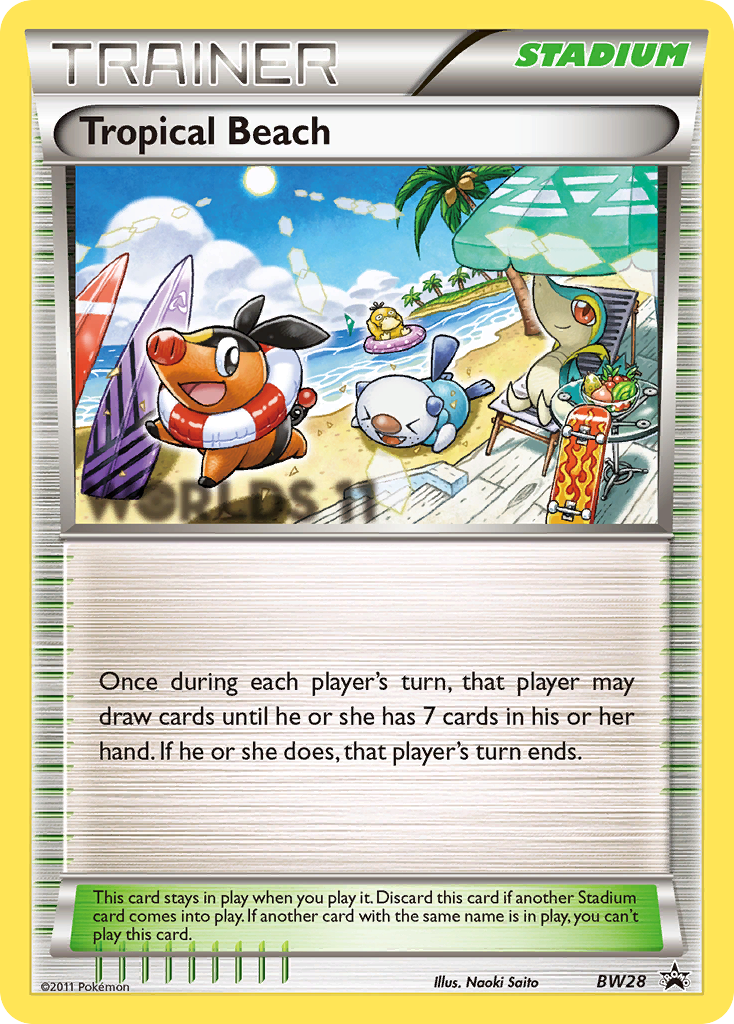 Tropical Beach (BW28) [Black & White: Black Star Promos] | Good Games Morley
