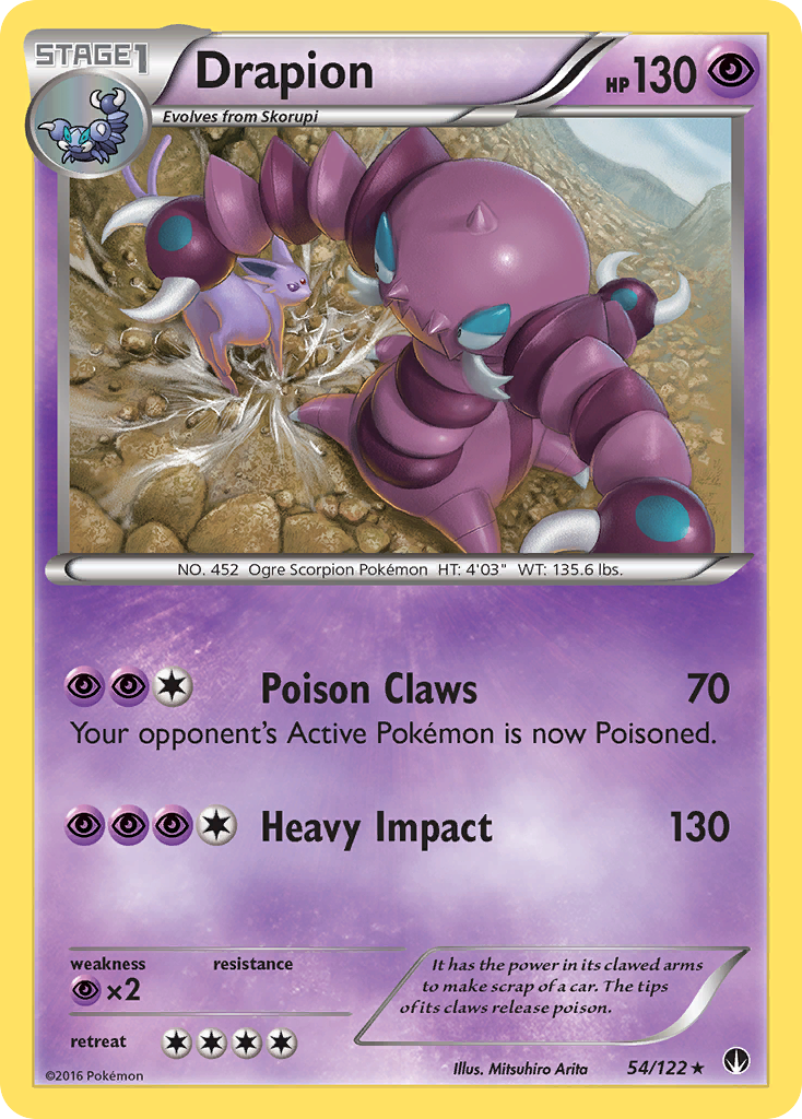 Drapion (54/122) [XY: BREAKpoint] | Good Games Morley