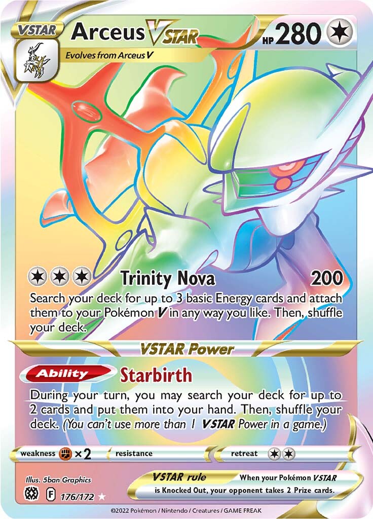 Arceus VSTAR (176/172) [Sword & Shield: Brilliant Stars] | Good Games Morley
