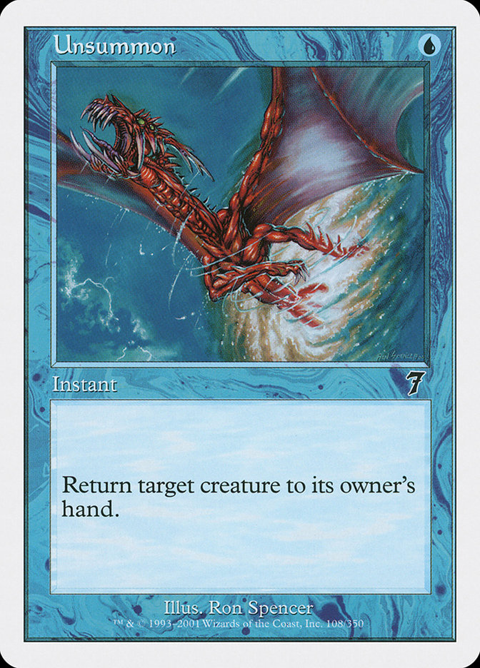 Unsummon [Seventh Edition] | Good Games Morley