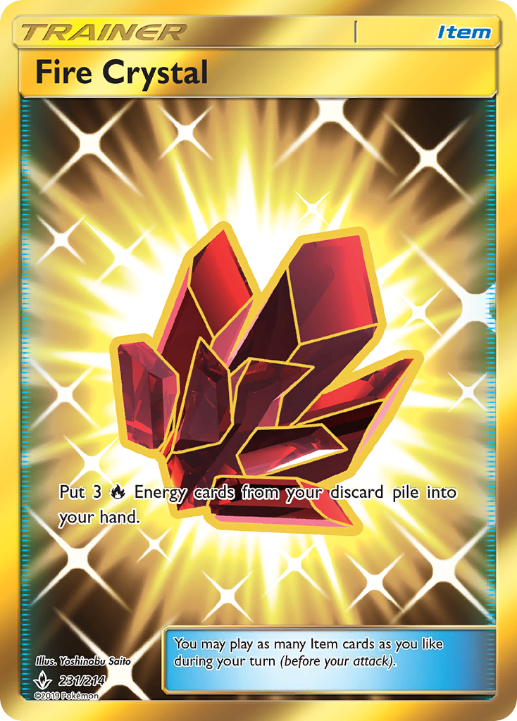 Fire Crystal (231/214) [Sun & Moon: Unbroken Bonds] | Good Games Morley