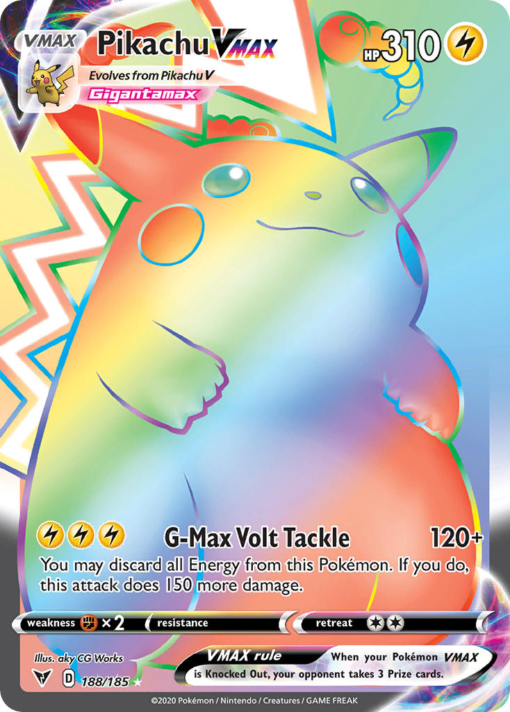 Pikachu VMAX (188/185) [Sword & Shield: Vivid Voltage] | Good Games Morley