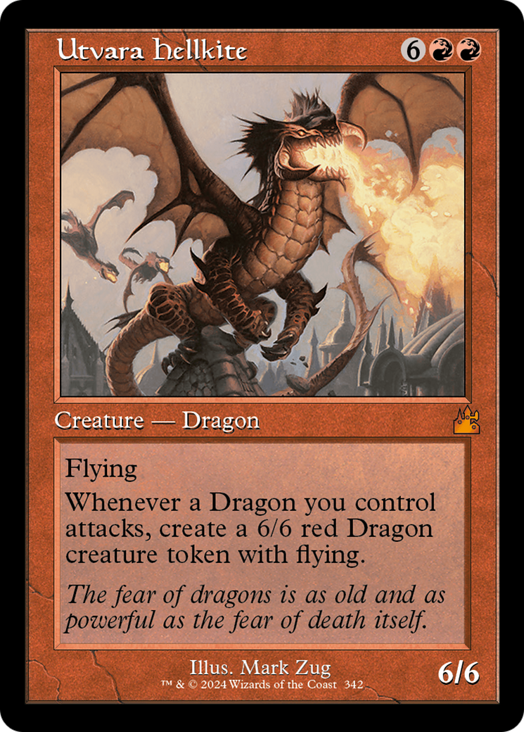 Utvara Hellkite (Retro Frame) [Ravnica Remastered] | Good Games Morley
