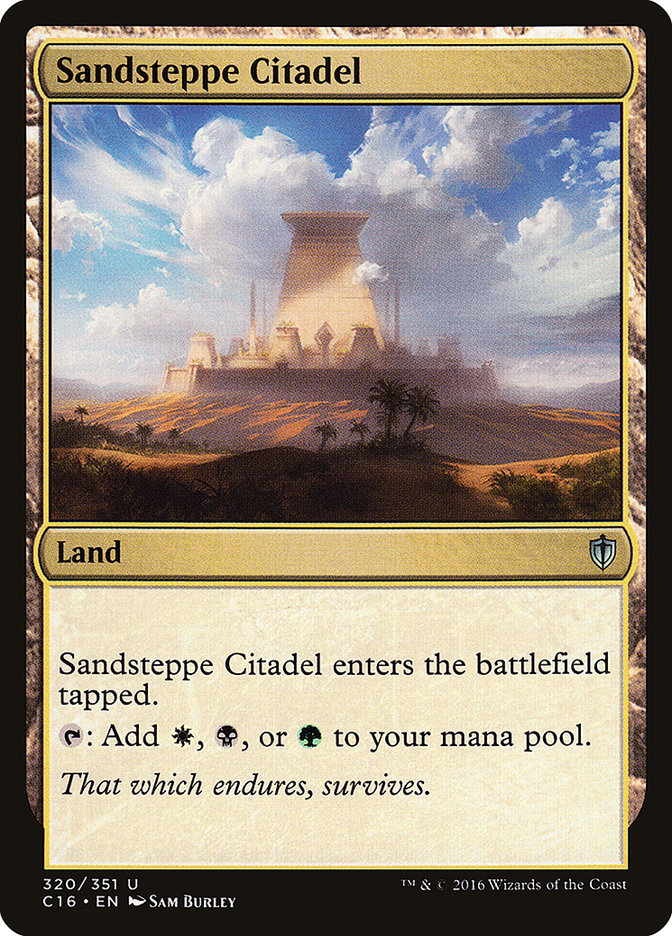 Sandsteppe Citadel [Commander 2016] | Good Games Morley