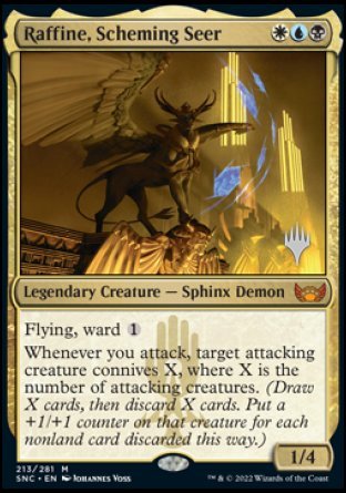 Raffine, Scheming Seer (Promo Pack) [Streets of New Capenna Promos] | Good Games Morley