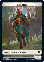 Soldier // Elf Warrior Double-Sided Token [Game Night: Free-for-All Tokens] | Good Games Morley