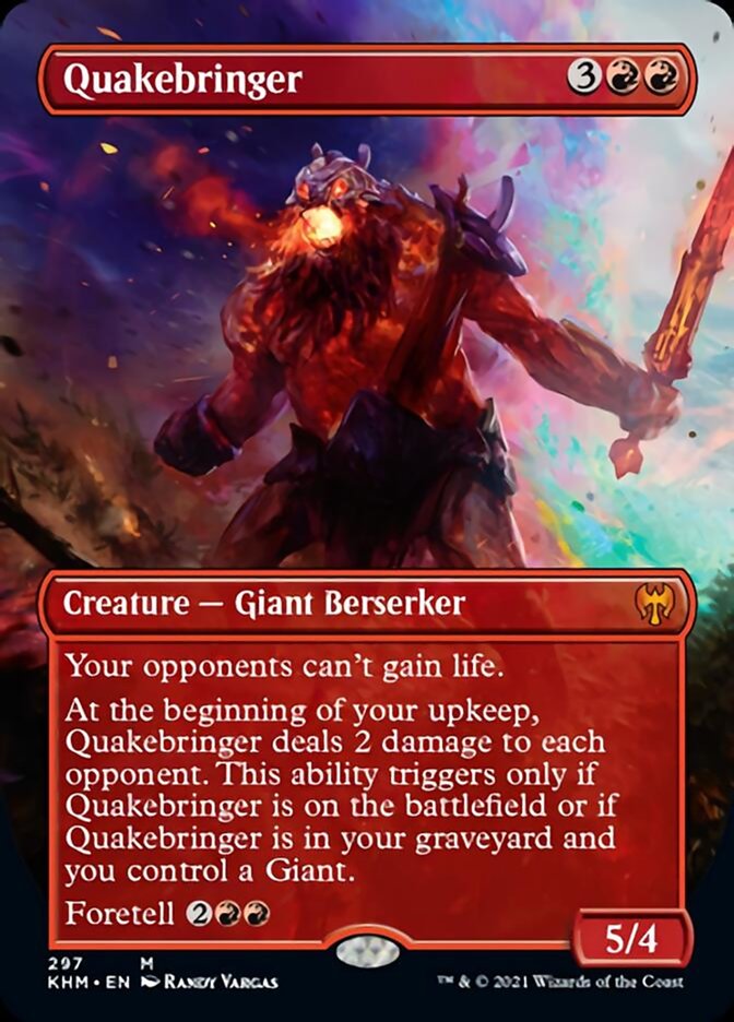 Quakebringer (Borderless Alternate Art) [Kaldheim] | Good Games Morley