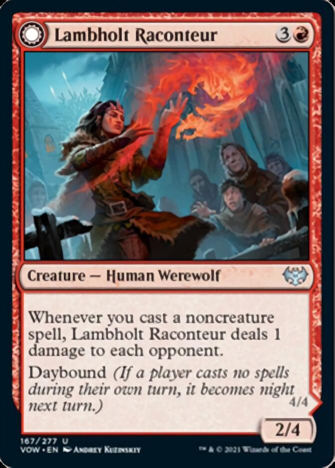 Lambholt Raconteur // Lambholt Ravager [Innistrad: Crimson Vow] | Good Games Morley