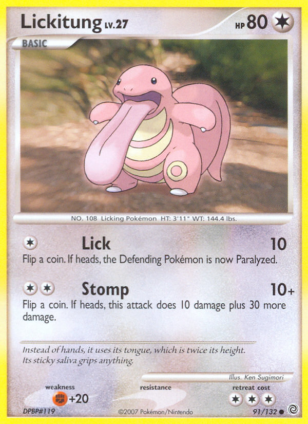 Lickitung (91/132) [Diamond & Pearl: Secret Wonders] | Good Games Morley