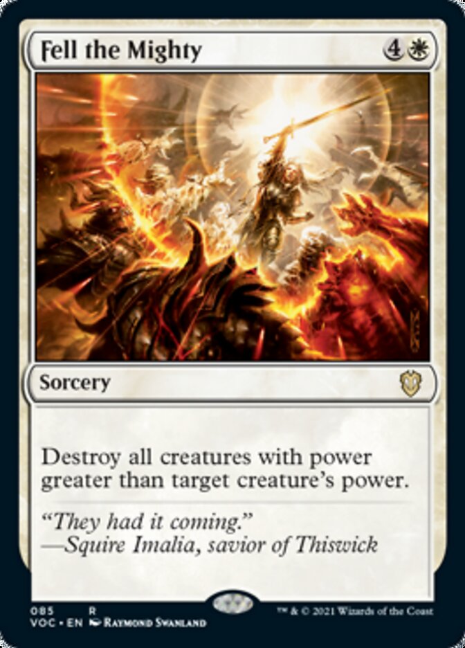 Fell the Mighty [Innistrad: Crimson Vow Commander] | Good Games Morley