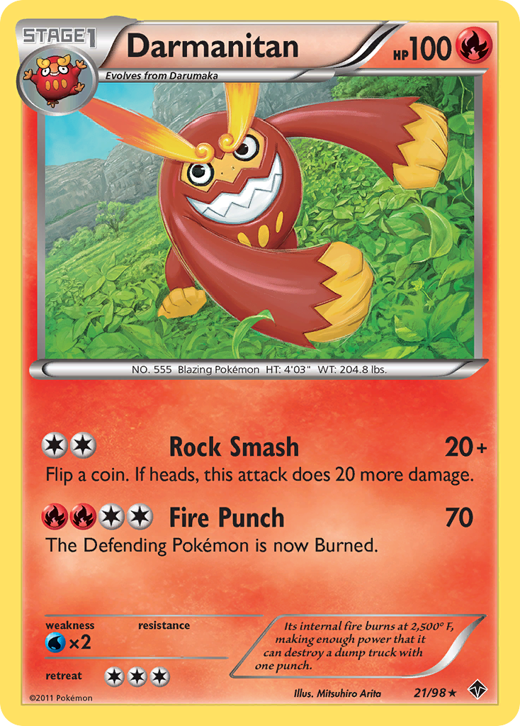Darmanitan (21/98) [Black & White: Emerging Powers] | Good Games Morley