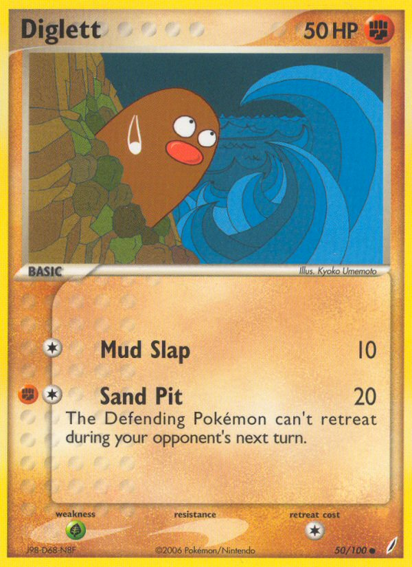Diglett (50/100) [EX: Crystal Guardians] | Good Games Morley