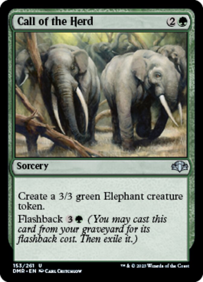 Call of the Herd [Dominaria Remastered] | Good Games Morley