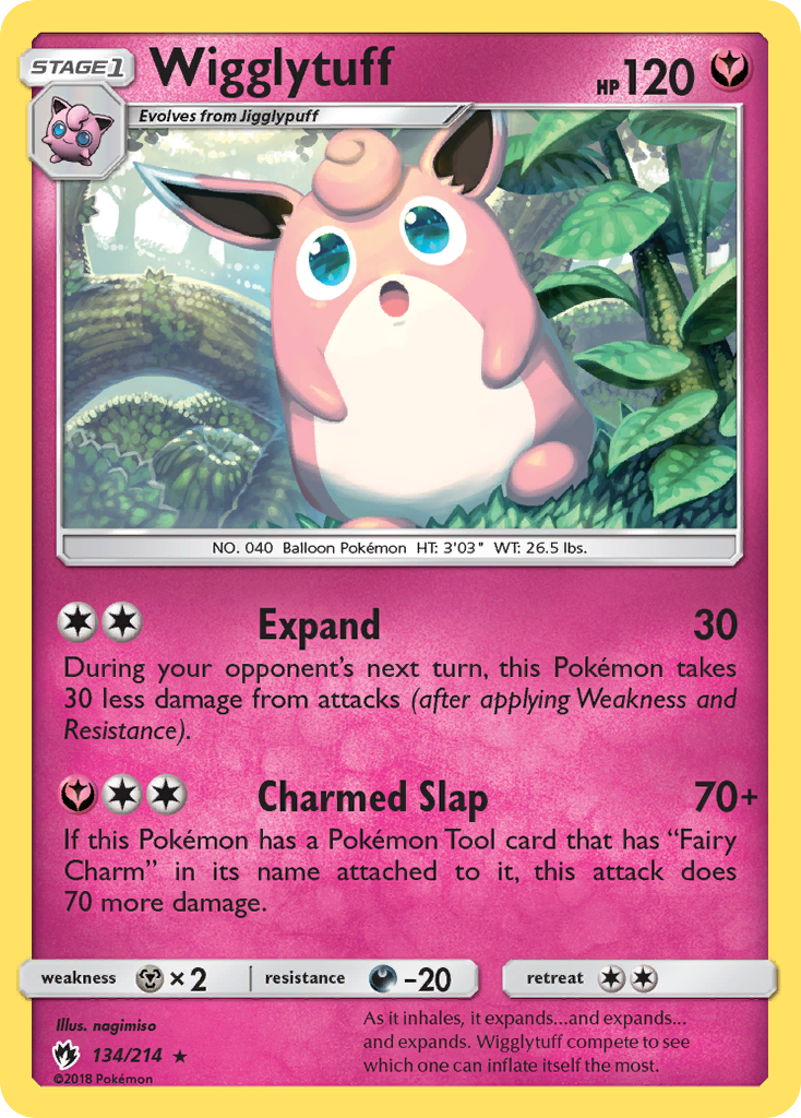 Wigglytuff (134/214) [Sun & Moon: Lost Thunder] | Good Games Morley