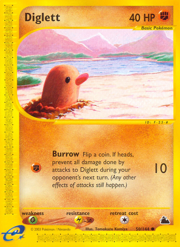 Diglett (50/144) [Skyridge] | Good Games Morley