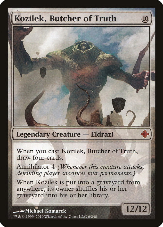 Kozilek, Butcher of Truth [Rise of the Eldrazi] | Good Games Morley