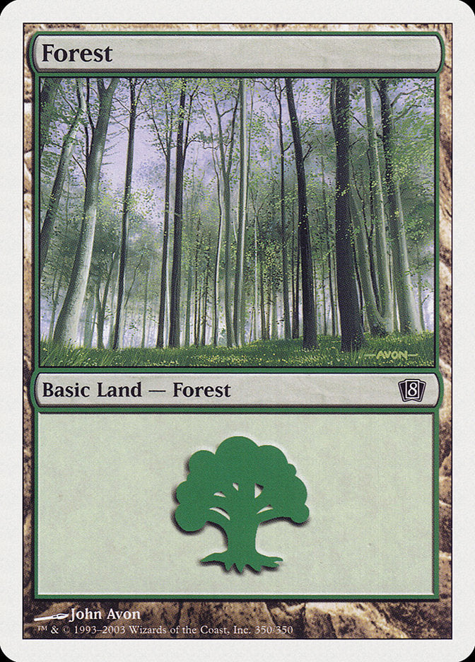 Forest (350) [Eighth Edition] | Good Games Morley