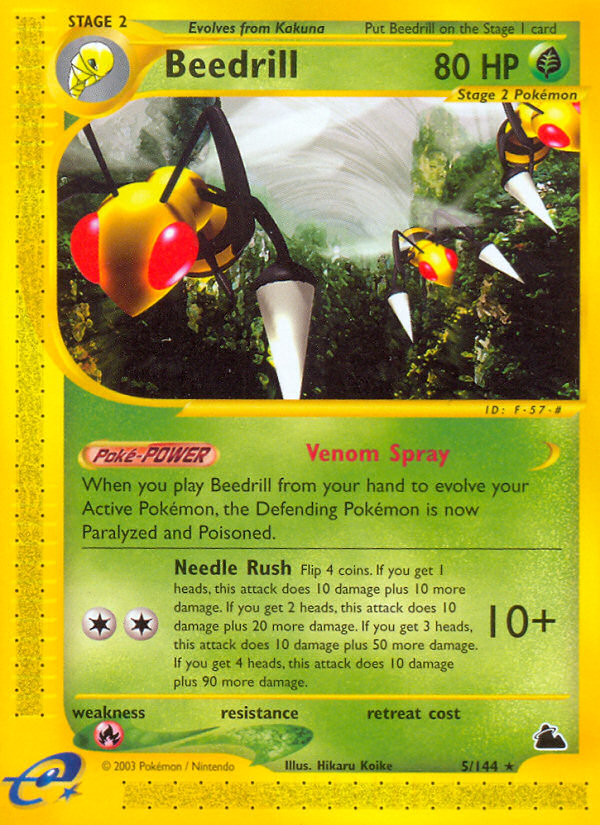 Beedrill (5/144) [Skyridge] | Good Games Morley