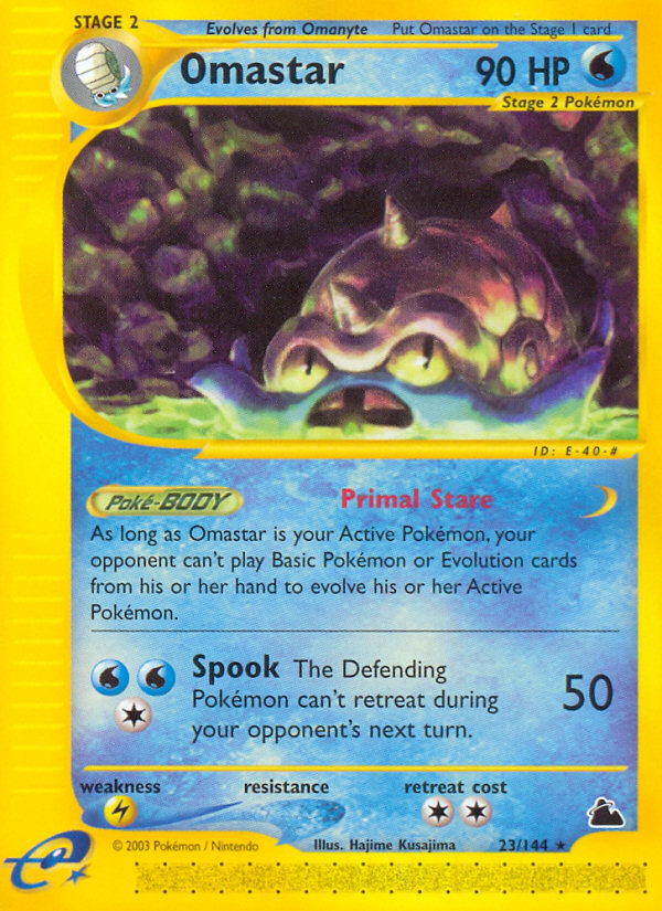 Omastar (23/144) [Skyridge] | Good Games Morley