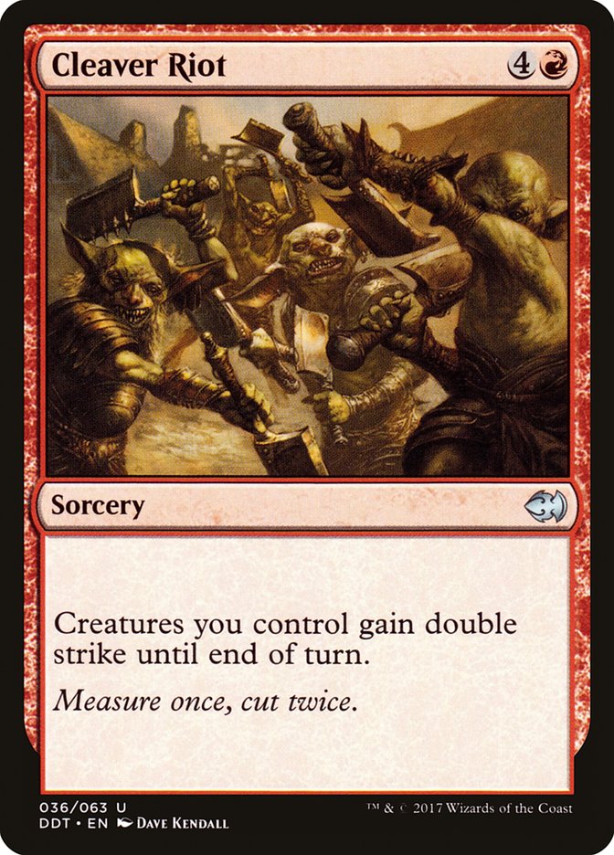 Cleaver Riot [Duel Decks: Merfolk vs. Goblins] | Good Games Morley