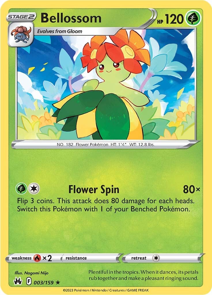 Bellossom (003/159) [Sword & Shield: Crown Zenith] | Good Games Morley