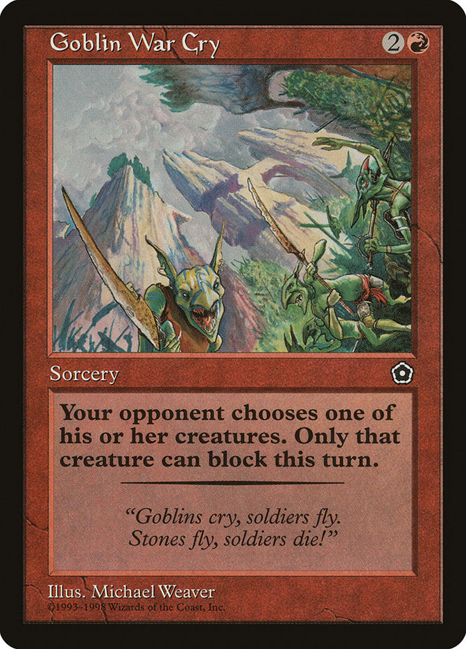 Goblin War Cry [Portal Second Age] | Good Games Morley